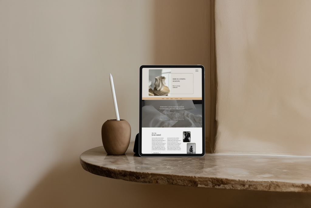 Showit Website Template for Coaches - Coaching Website Templates with Customization