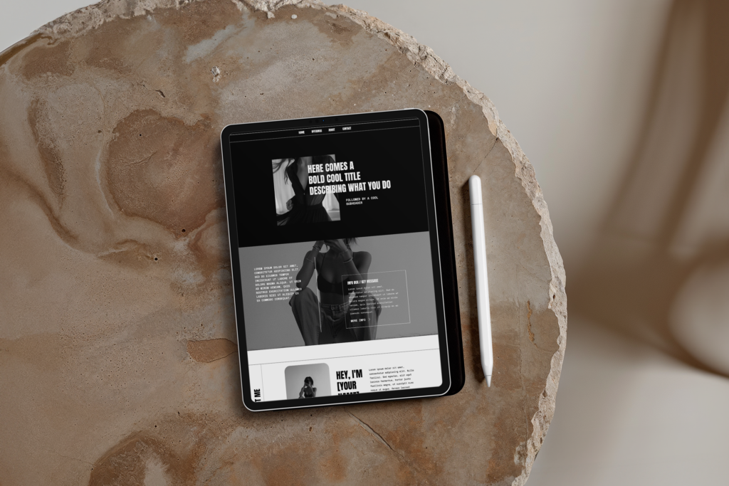 Showit Website Template for Coaches - Coaching Website Templates with Customization