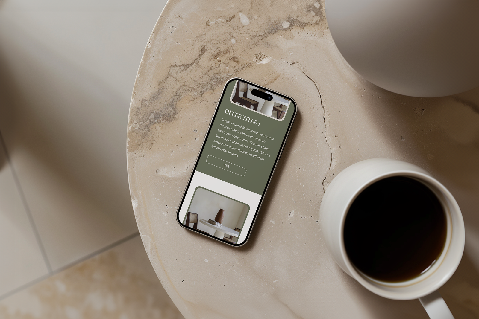 soul-aligned website for wellness coach